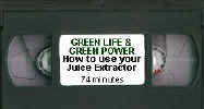 Green Life / Green Power Video Cassette, yours free for a limited time